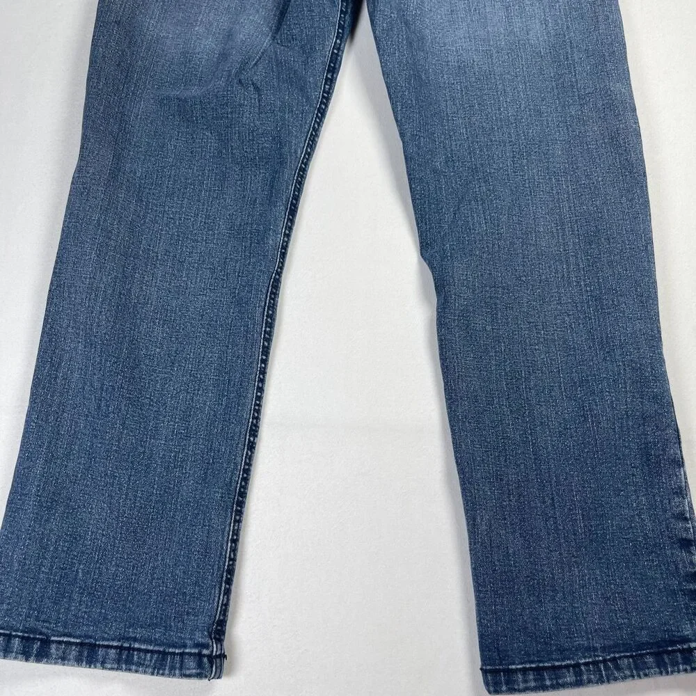Urban Star Jeans Mens 36 x 29 Blue Denim Cotton 5-Pockets High-Rise Straight Leg